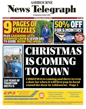 Cover of Ashbourne News Telegraph