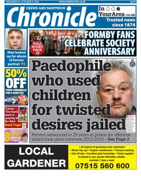 Cover of Crewe Chronicle