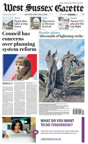 Cover of West Sussex Gazette