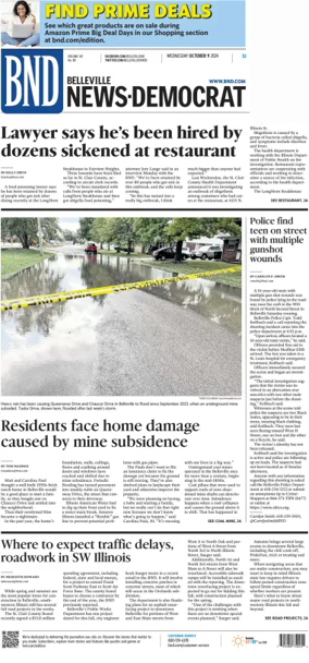 Cover of Belleville News-Democrat