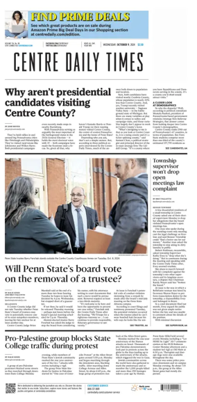 Cover of Centre Daily Times