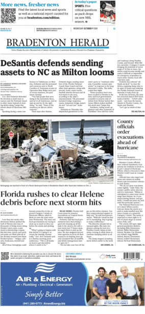 Cover of The Bradenton Herald