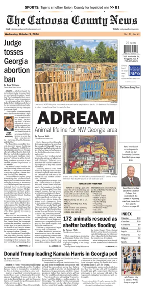 Cover of The Catoosa County News