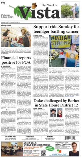 Cover of The Weekly Vista