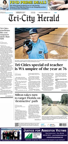 Cover of Tri-City Herald