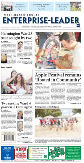 Cover of Washington County Enterprise-Leader