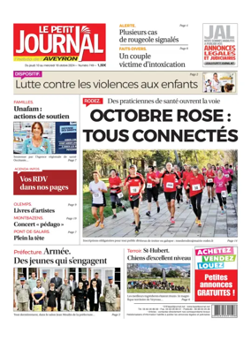 Cover of Le Petit Journal - L'hebdo local de l'Aveyron