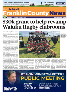 Cover of Franklin County News
