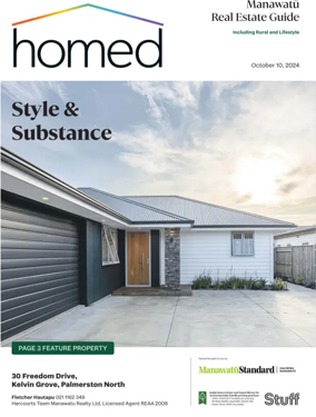 Cover of Homed Manawatu Standard