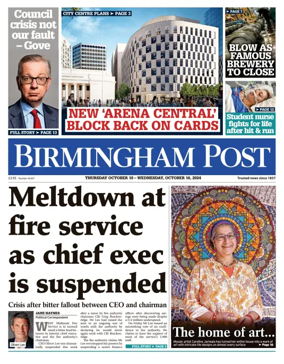 Cover of Birmingham Post