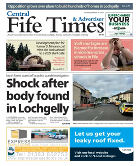 Cover of Central Fife Times