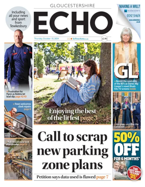 Cover of Gloucestershire Echo