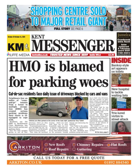 Cover of Kent Messenger Maidstone