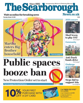 Cover of The Scarborough Evening News