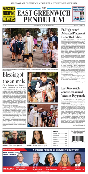 Cover of East Greenwich Pendulum