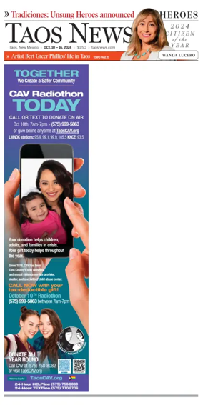 Cover of The Taos News