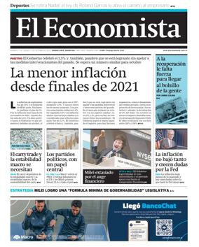 Cover of El Economista (Argentina)