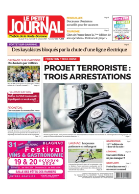 Cover of Le Petit Journal - L'hebdo du Pays Toulousain