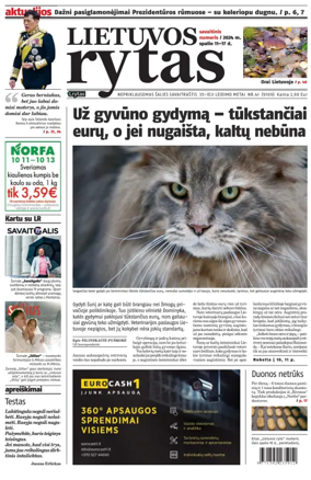 Cover of Lietuvos Rytas