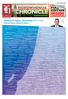 Cover of Horowhenua Chronicle