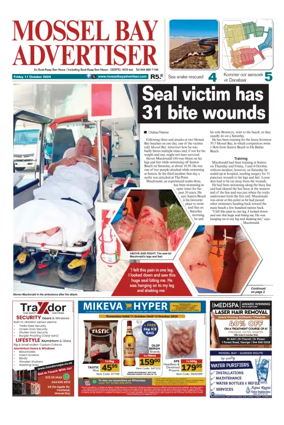 Cover of Mossel Bay Advertiser