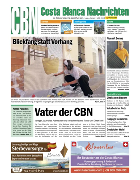 Cover of Costa Blanca Nachrichten