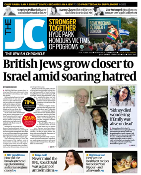 Cover of The Jewish Chronicle
