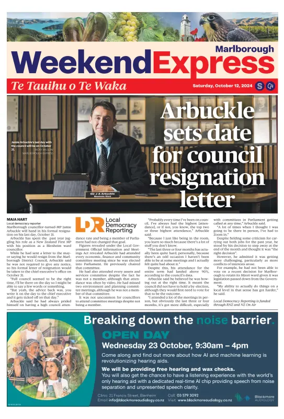 Cover of The Saturday Express, Marlborough