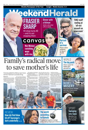 Cover of Weekend Herald