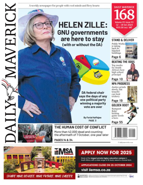 Cover of Daily Maverick