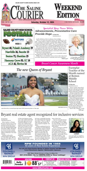 Cover of The Saline Courier Weekend