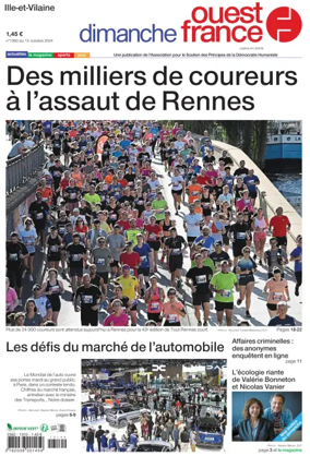 Cover of Dimanche Ouest France (Ille-et-Vilaine)