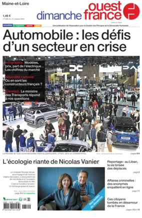 Cover of Dimanche Ouest France (Maine-et-Loire)