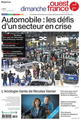 Cover of Dimanche Ouest France (Mayenne)
