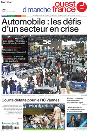 Cover of Dimanche Ouest France (Morbihan)