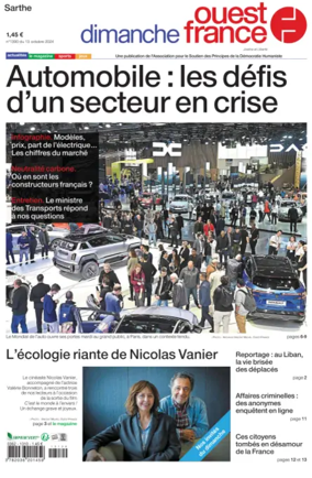 Cover of Dimanche Ouest France (Sarthe)