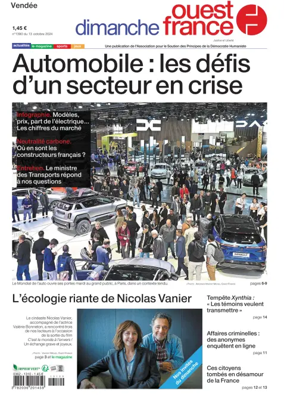 Cover of Dimanche Ouest France (Vendee)