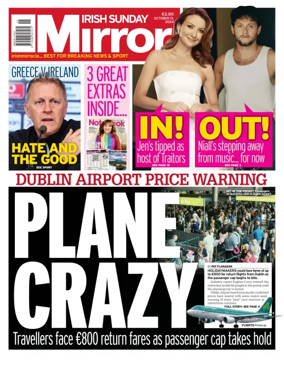 Cover of Irish Sunday Mirror