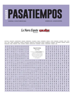 Cover of Pasatiempos | La Nueva España