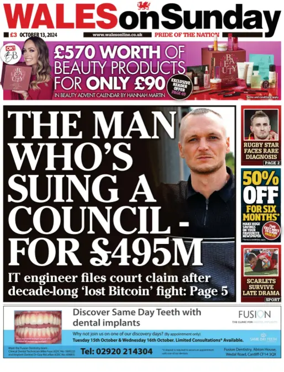 Cover of Wales On Sunday