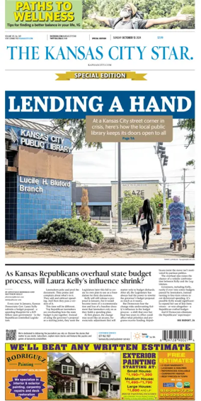 Cover of The Kansas City Star (Sunday)