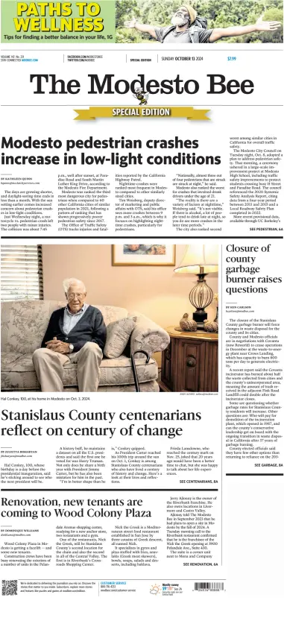 Cover of The Modesto Bee (Sunday)