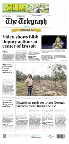 Cover of The Telegraph (Macon)