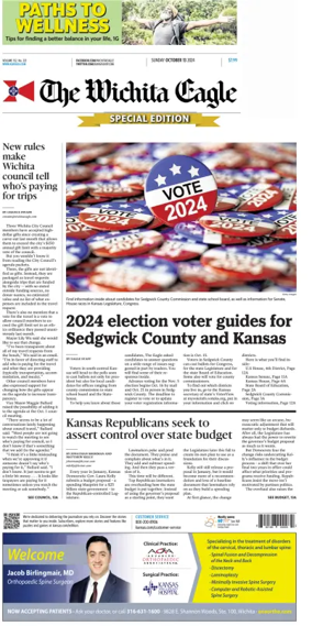 Cover of The Wichita Eagle (Sunday)