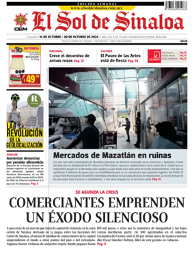 Cover of El Sol de Sinaloa