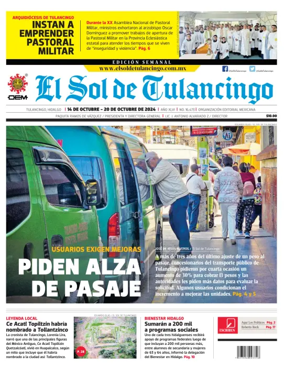 Cover of El Sol de Tulancingo