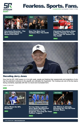 Cover of Stadium Rant