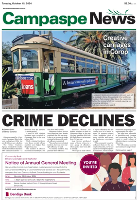 Cover of Campaspe News