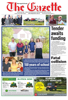 Cover of Warragul & Drouin Gazette