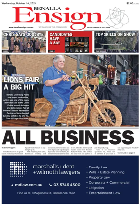 Cover of Benalla Ensign